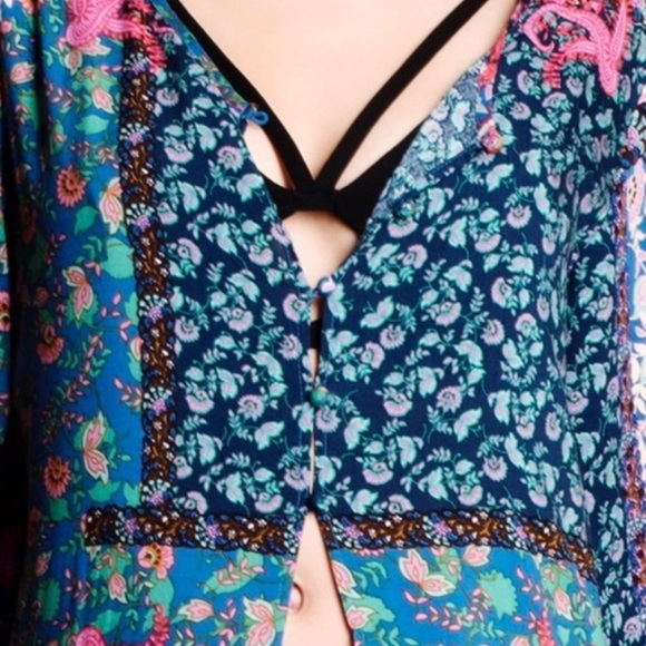Patchwork print kimono - Picture 4 of 5